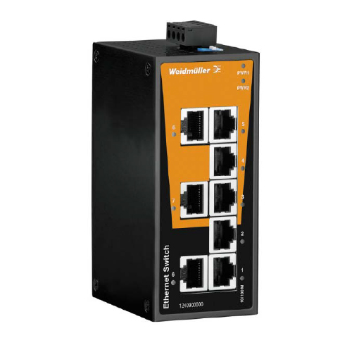 Switch industrial autogestionado 8 bocas